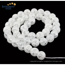 Size 6 8 10 12 14mm Synthetic Crystal Loose Strand Frizzling Crystal Glass Beads